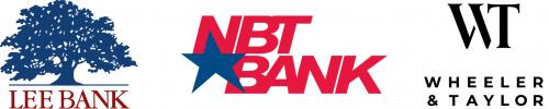 lee bank, nbt bank, wheeler & taylor logos