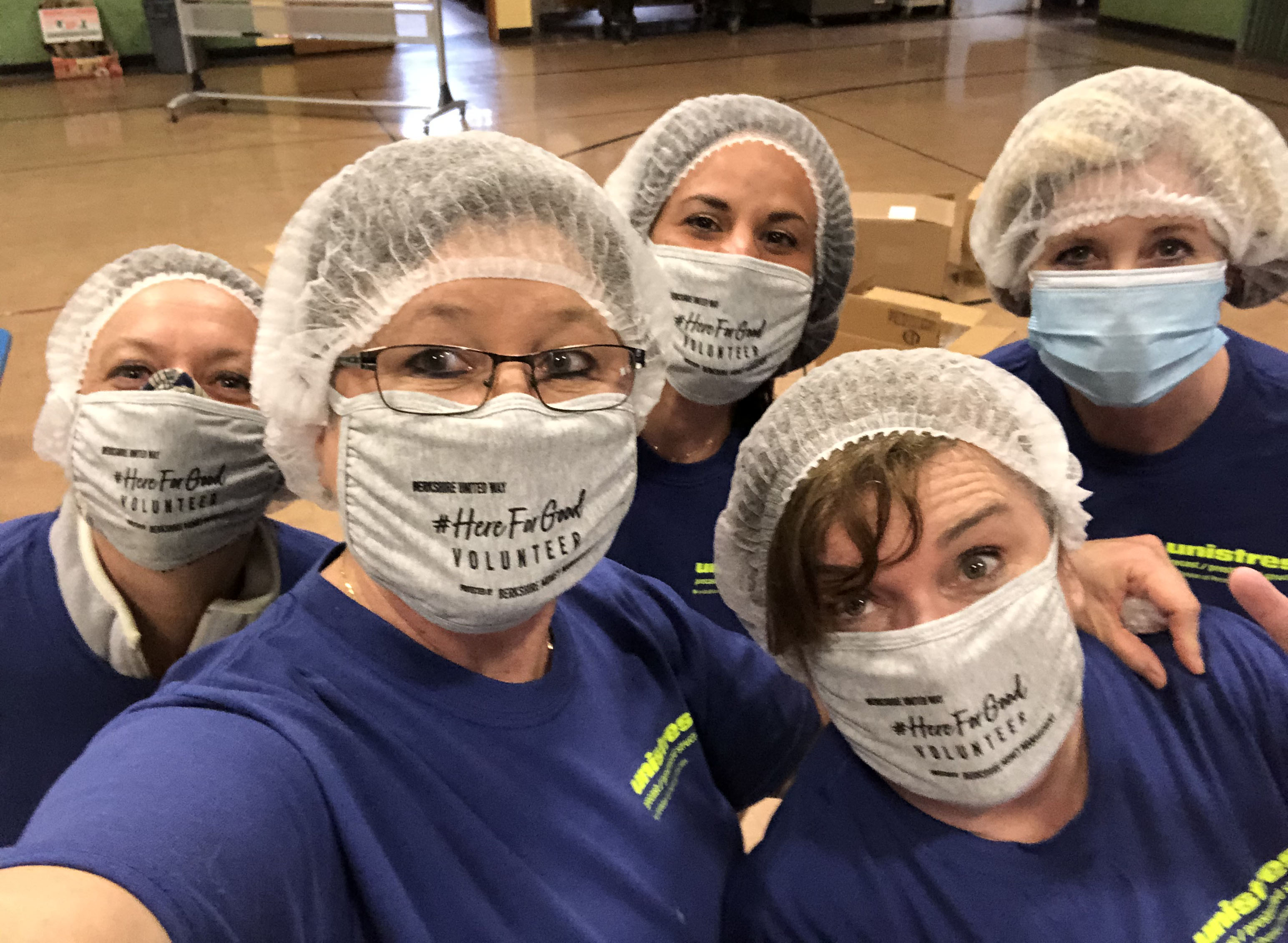 Food packing selfie, shared with BUW