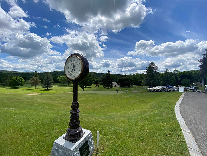 Clock at Wahconah Country Club 