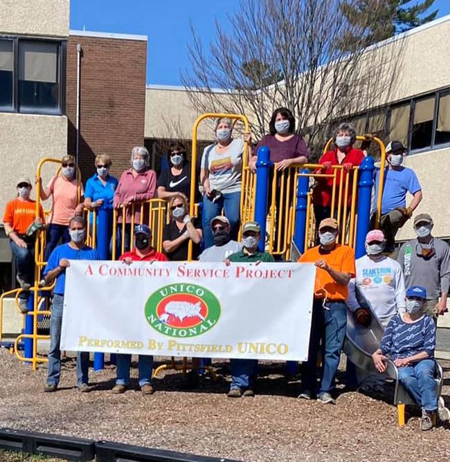 UNICO cleans up Conte Community School