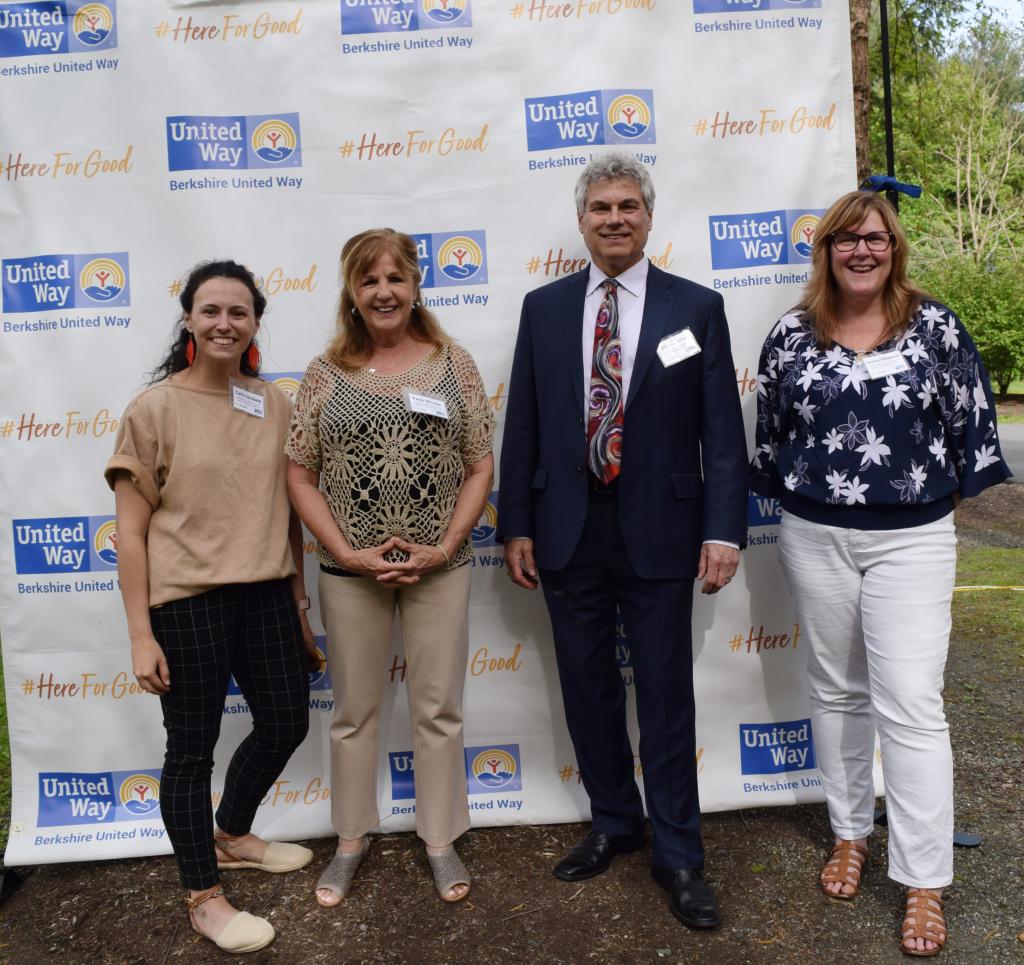 Carly Garafano, Paula McLean, Bill Blackmer and Heather Williamson, all with Berkshire County Kids' Place