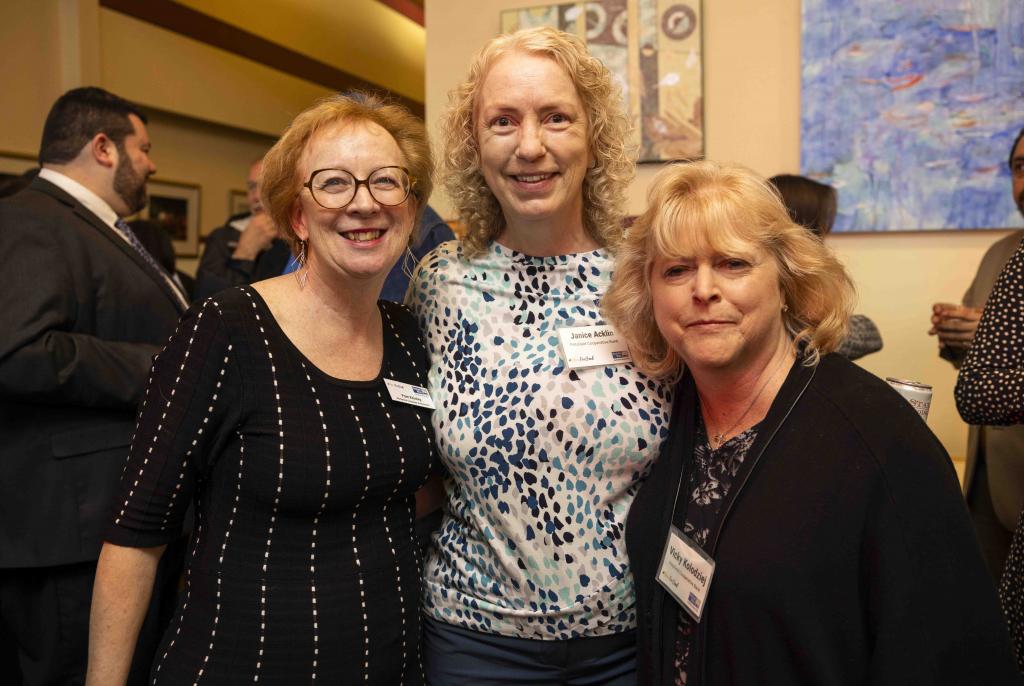 Pam Knisley (BUW Workplace Campaign Ambassador) with Janice Acklin and Vicky Kolodziej, Pittsfield Cooperative Bank