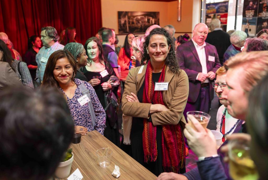 Laura Cabrera (Latinas413) and Amanda Giracca (Literacy Network)