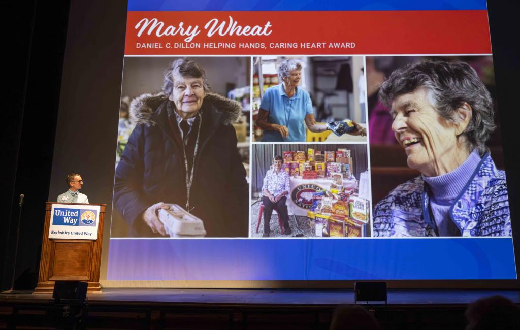 Alex Reczkowksi introduces 2024 Dillon Award honoree Mary Wheat