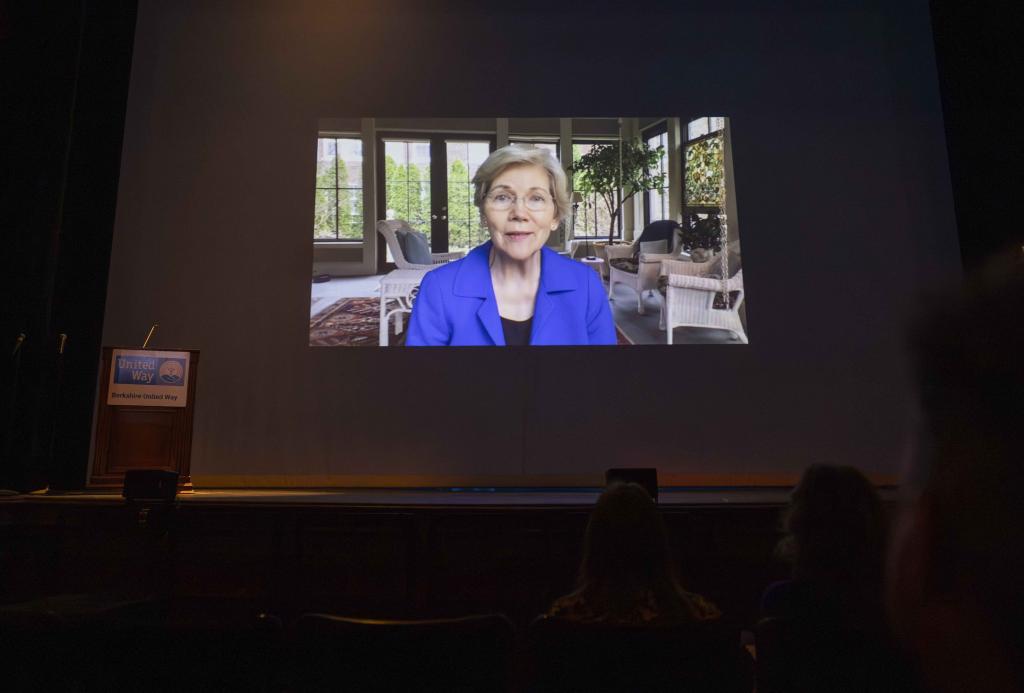 A message from U.S. Senator Elizabeth Warren: "When residents need you, you show up."