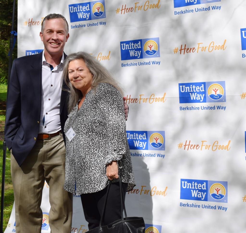 Brian Drake (MountainOne) and Liana Toscanini (Nonprofit Center of the Berkshires)