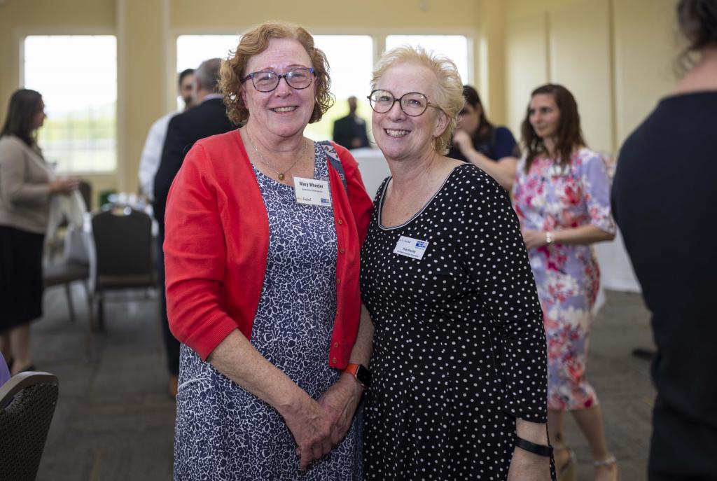 Mary Wheeler (Berkshire Athenaeum) and BUW's Pam (also a Berkshire Athenaeum Trustee)