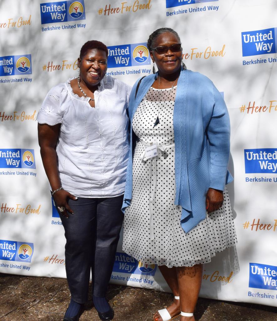 Cassandra Pugh and honoree Shirley Edgerton