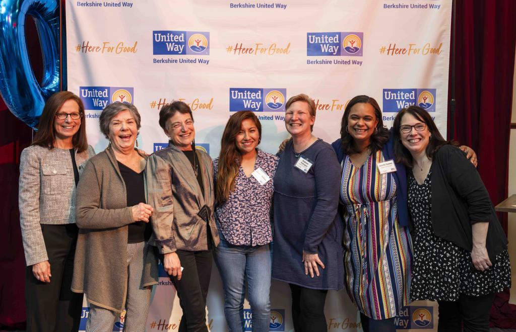 Elizabeth Freeman Center: Leslie Ioffredo, Marie Paradise, Janis Broderick, Laura Cabrera (Latinas413), Stephanie Parkington, Jennifer Goewey and Michelle Mellace