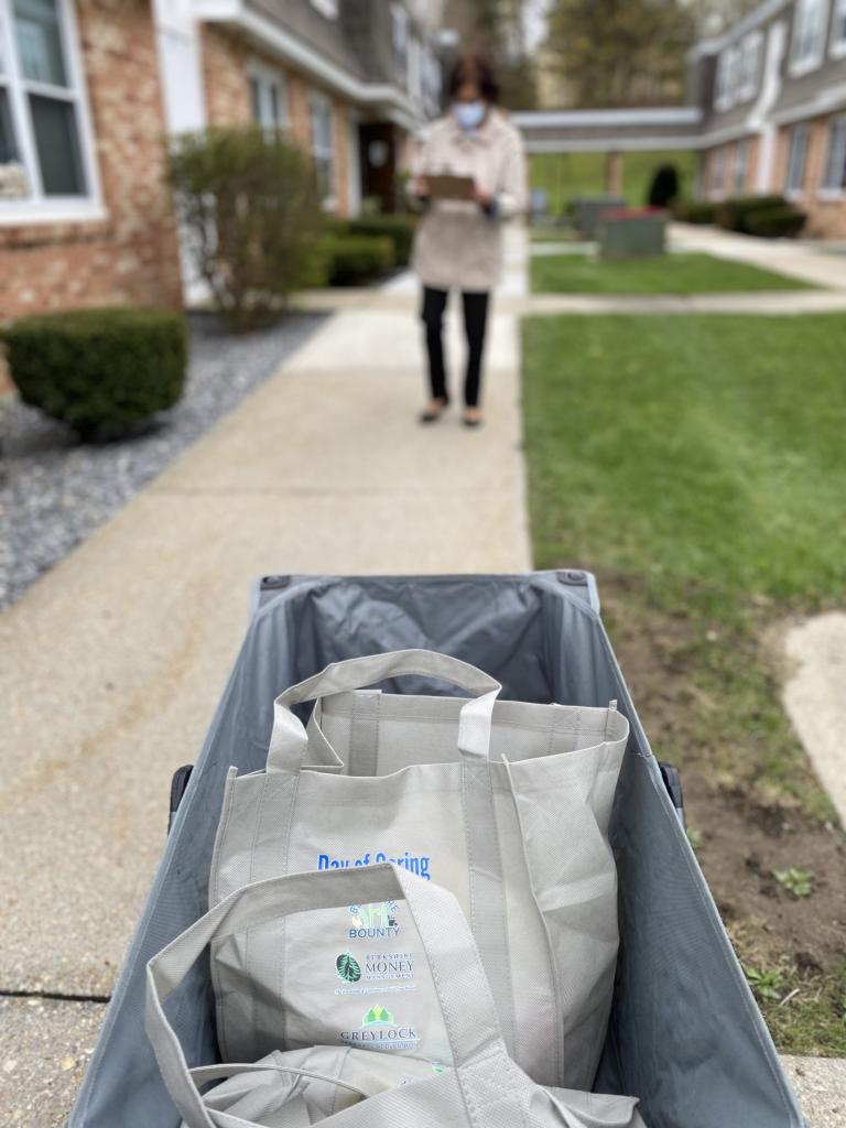 Patti keeps track of deliveries at Columbia Valley Apartments in Adams