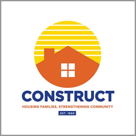 Construct volunteer fair booth logo