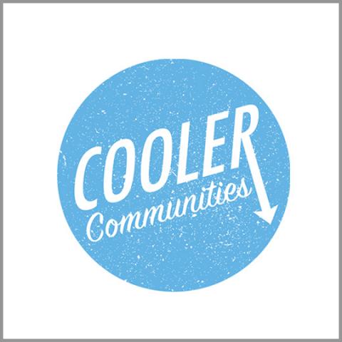 Cooler Communities volunteer fair booth logo