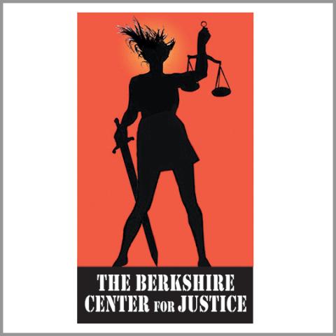 Berkshire Center for Justice volunteer fair booth logo