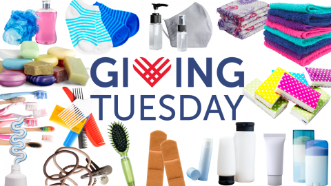 Personal care items for Giving Tuesday