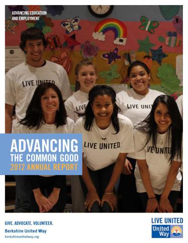 berkshire united way 2011-2012 annual report cover