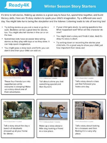 Ready4K story starter document